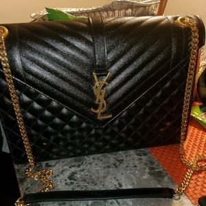 Large Saint Laurent (YSL leather bag)